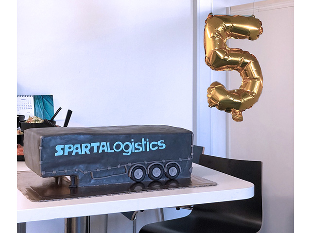 Sparta Logistics fejrer 5 års fødselsdag